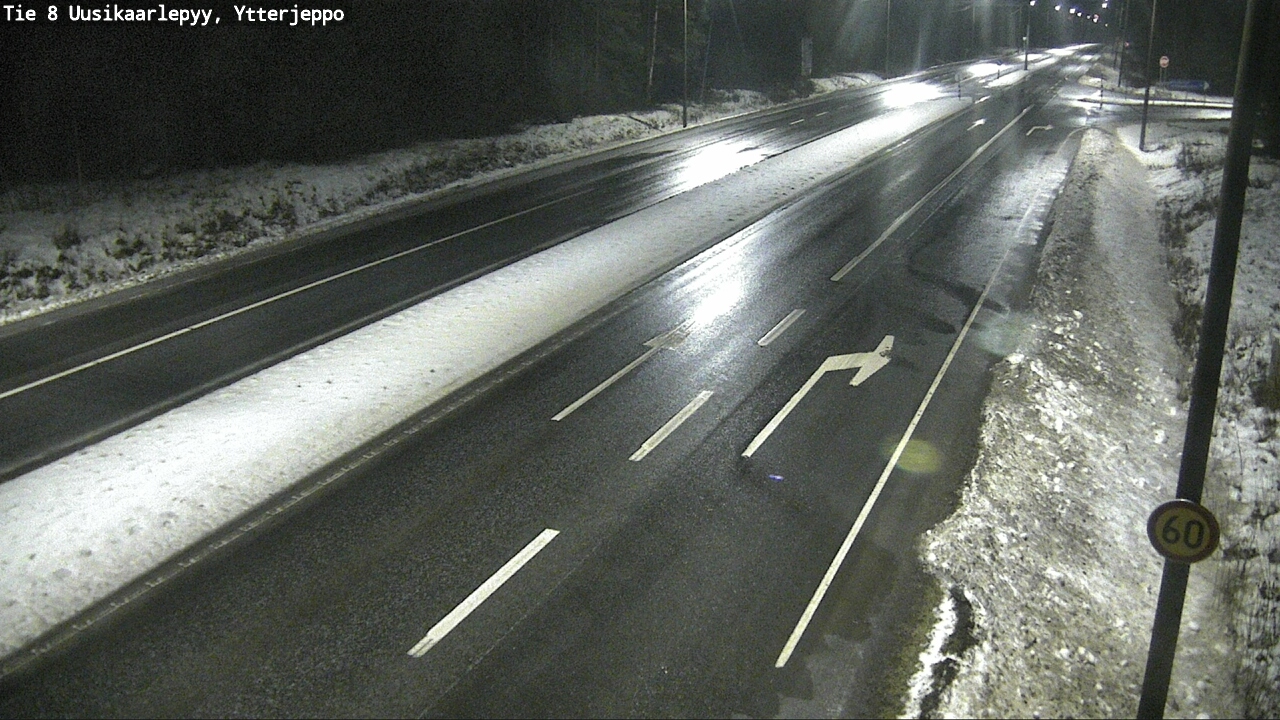 Weather Camera Image Väg 8 Nykarleby, Ytterjeppo, Uusikaarlepyy, Pohjanmaa