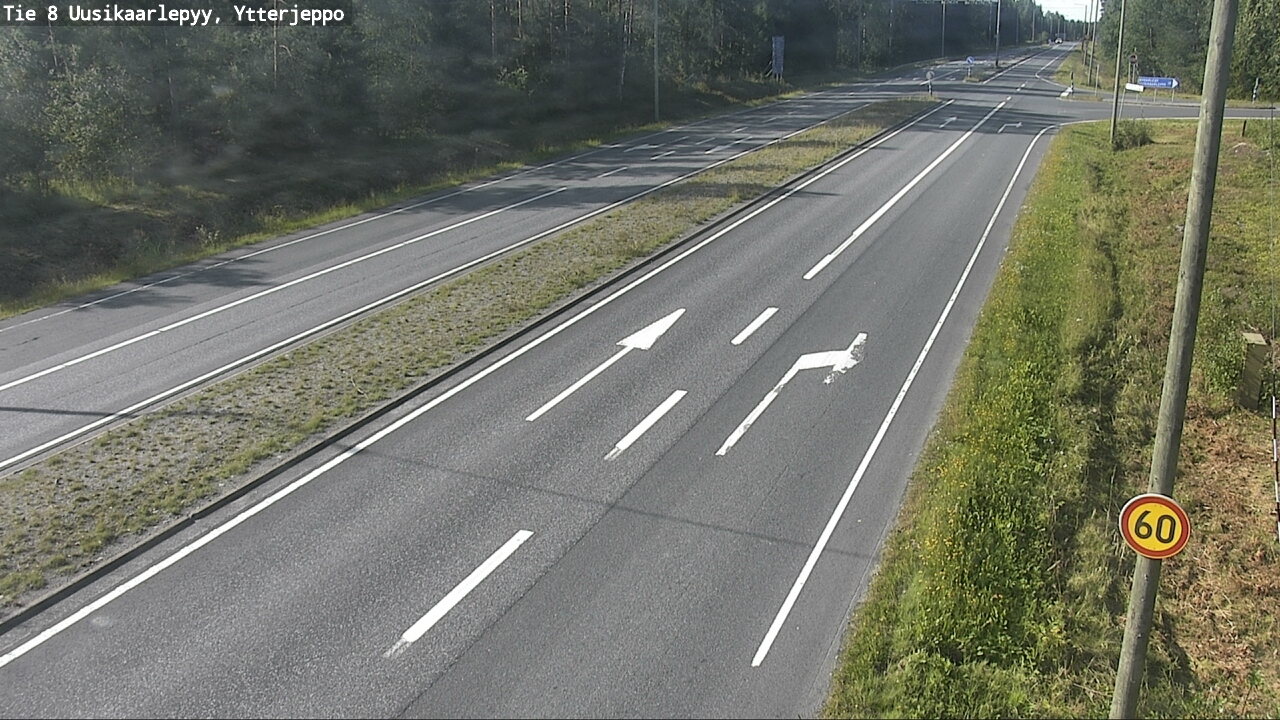 Kelikamerat Kuva Tie 8 Uusikaarlepyy, Ytterjeppo, Uusikaarlepyy, Pohjanmaa