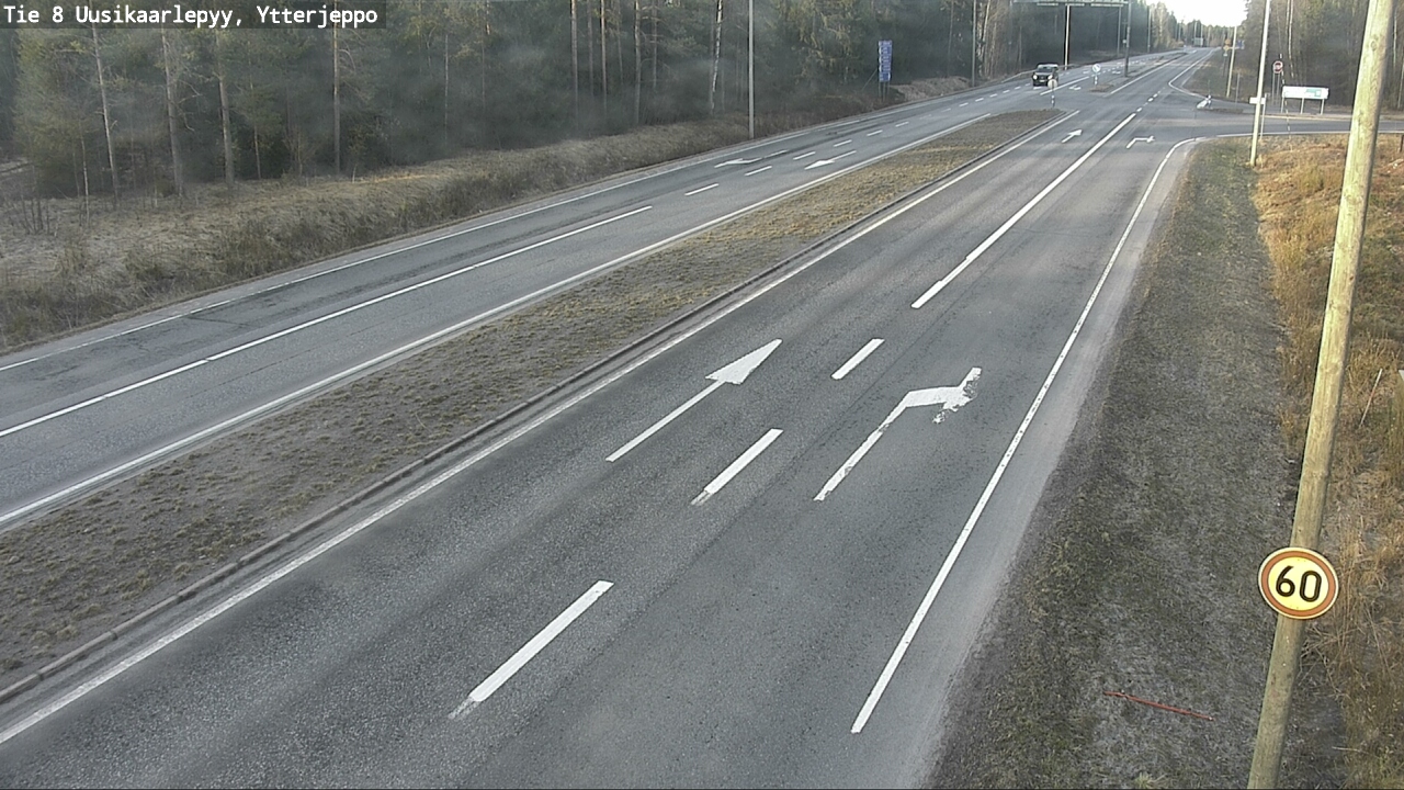 Kelikamerat Kuva Tie 8 Uusikaarlepyy, Ytterjeppo, Uusikaarlepyy, Pohjanmaa