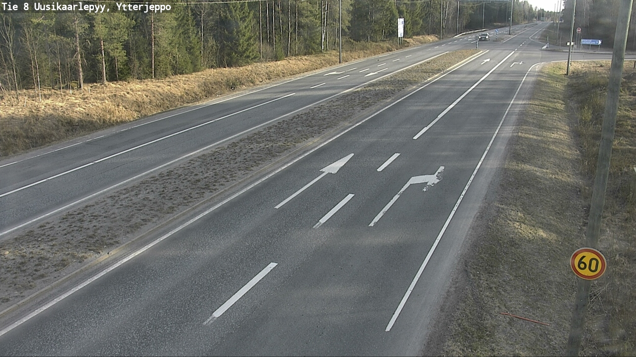 Kelikamerat Kuva Tie 8 Uusikaarlepyy, Ytterjeppo, Uusikaarlepyy, Pohjanmaa