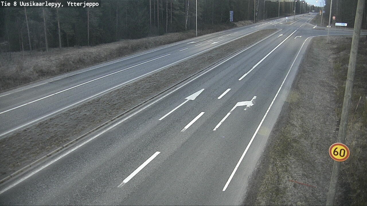 Kelikamerat Kuva Tie 8 Uusikaarlepyy, Ytterjeppo, Uusikaarlepyy, Pohjanmaa