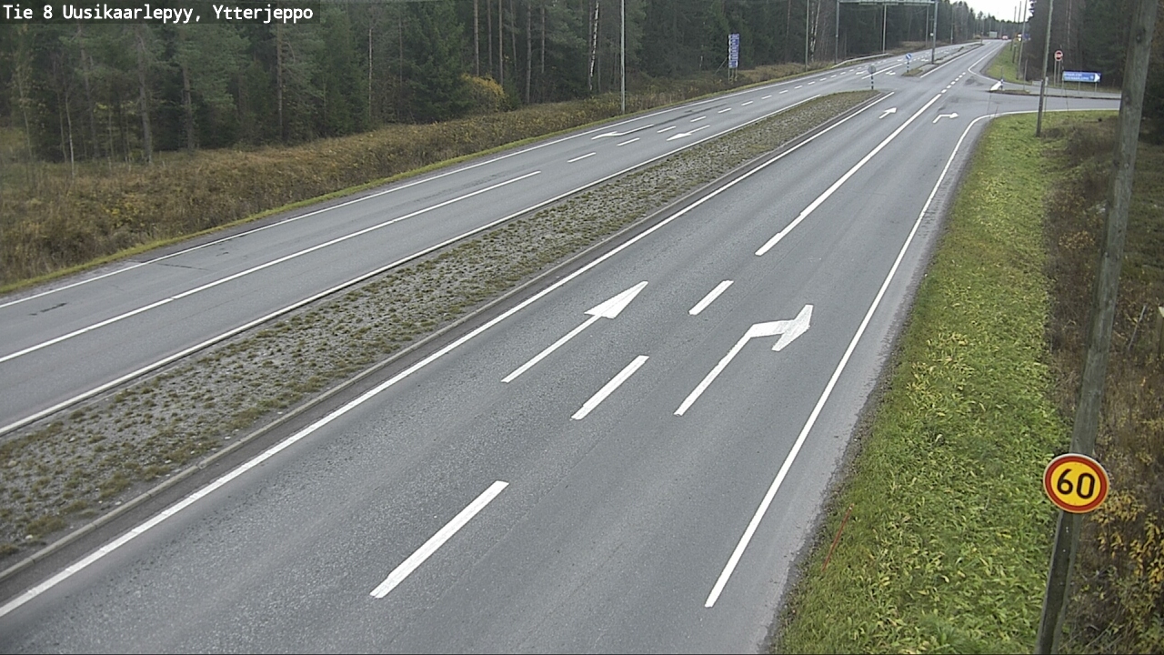 Kelikamerat Kuva Tie 8 Uusikaarlepyy, Ytterjeppo, Uusikaarlepyy, Pohjanmaa