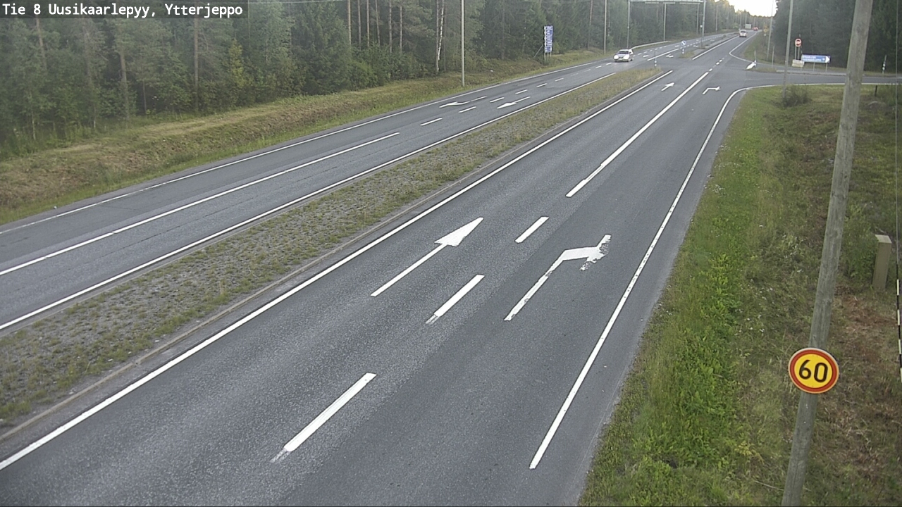 Kelikamerat Kuva Tie 8 Uusikaarlepyy, Ytterjeppo, Uusikaarlepyy, Pohjanmaa