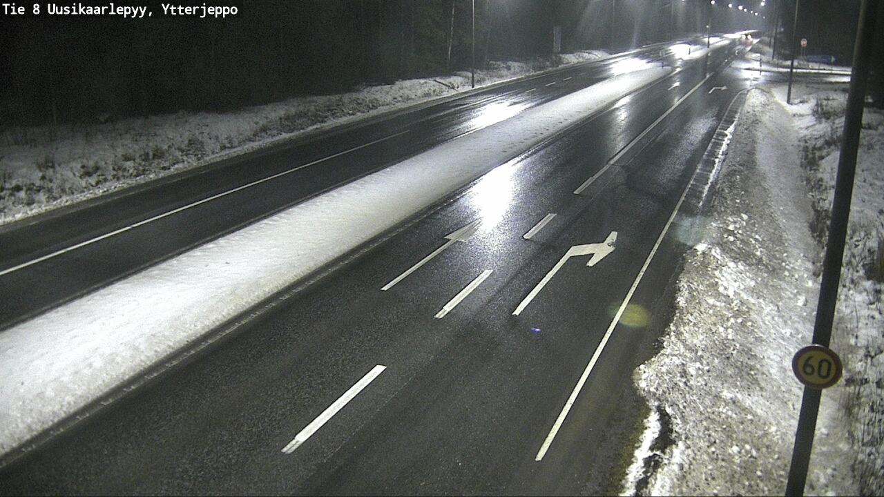 Weather Camera Image Väg 8 Nykarleby, Ytterjeppo, Uusikaarlepyy, Pohjanmaa