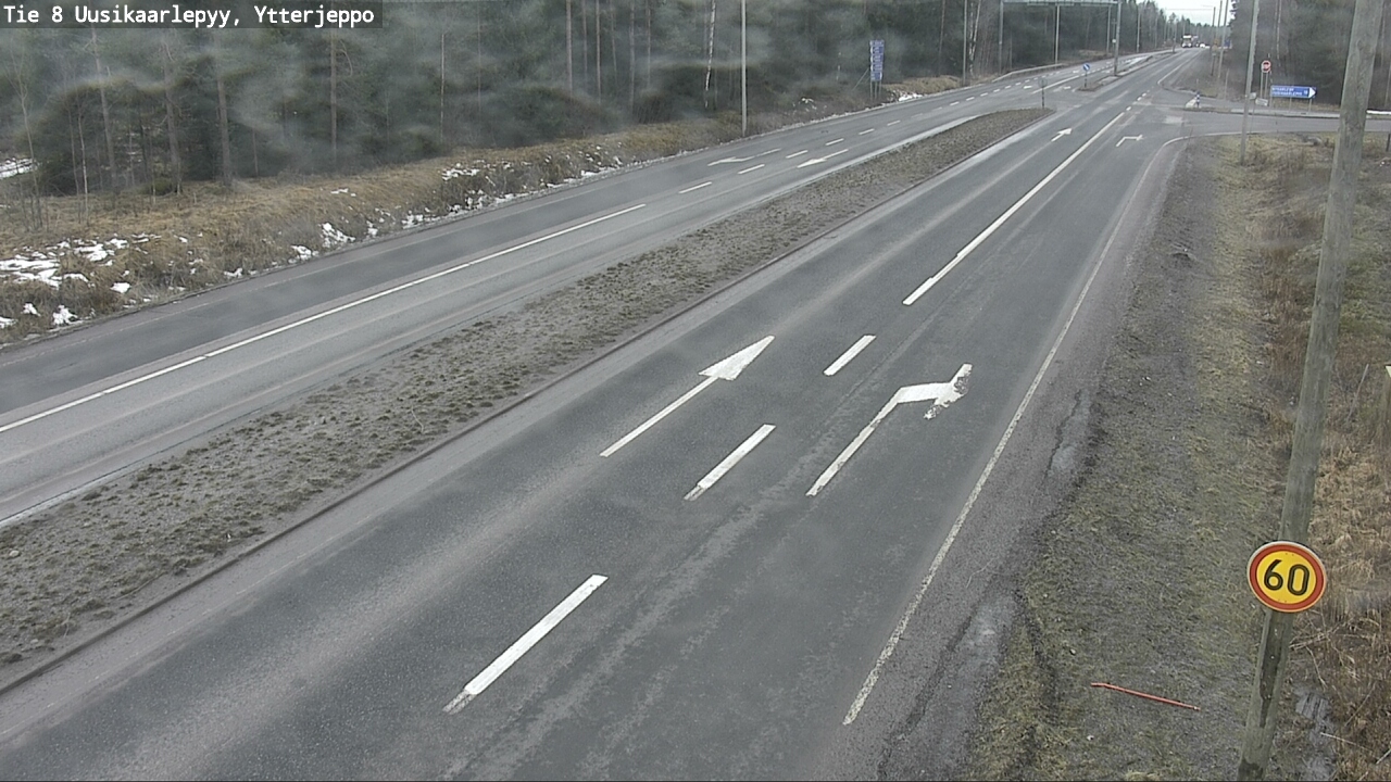 Kelikamerat Kuva Tie 8 Uusikaarlepyy, Ytterjeppo, Uusikaarlepyy, Pohjanmaa