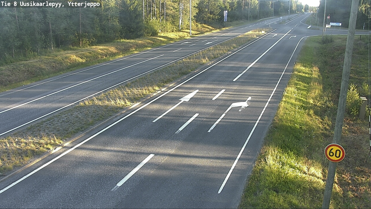 Kelikamerat Kuva Tie 8 Uusikaarlepyy, Ytterjeppo, Uusikaarlepyy, Pohjanmaa