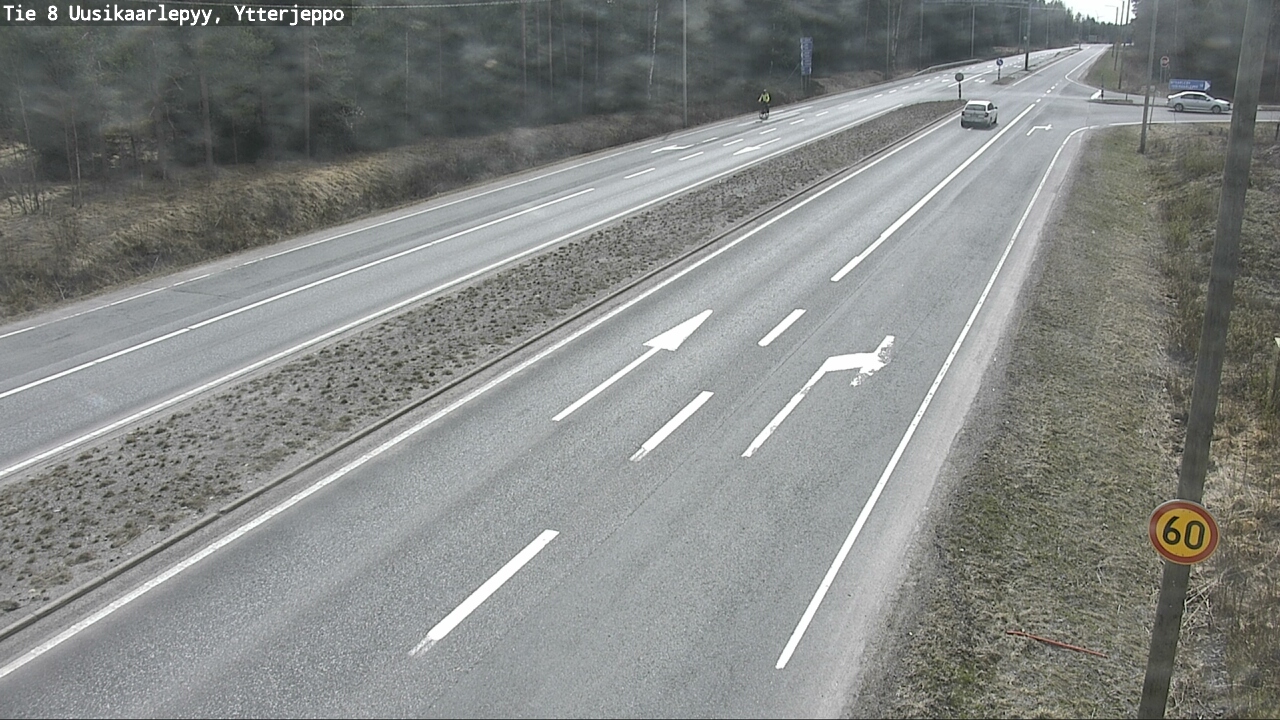 Weather Camera Image Väg 8 Nykarleby, Ytterjeppo, Uusikaarlepyy, Pohjanmaa