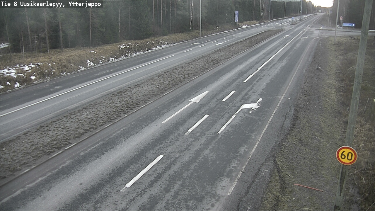 Kelikamerat Kuva Tie 8 Uusikaarlepyy, Ytterjeppo, Uusikaarlepyy, Pohjanmaa