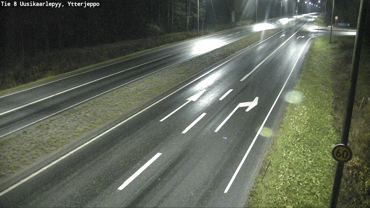 Kelikamerat Kuva Tie 8 Uusikaarlepyy, Ytterjeppo, Uusikaarlepyy, Pohjanmaa
