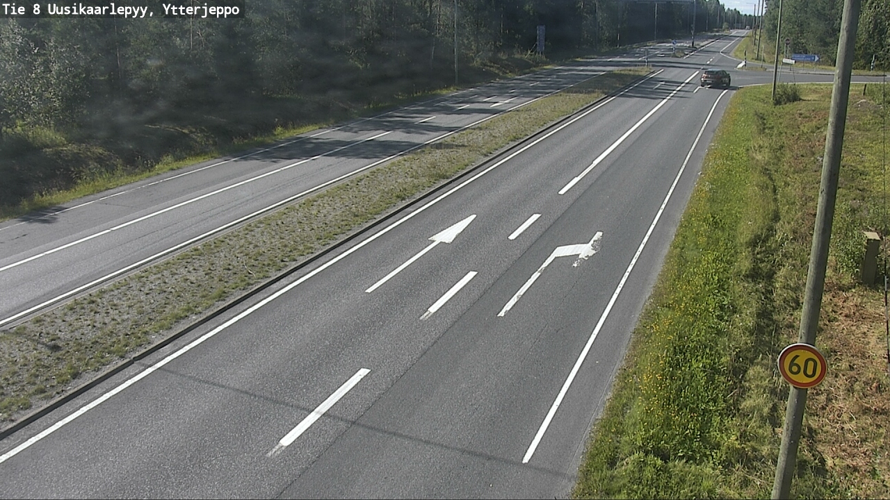Kelikamerat Kuva Tie 8 Uusikaarlepyy, Ytterjeppo, Uusikaarlepyy, Pohjanmaa