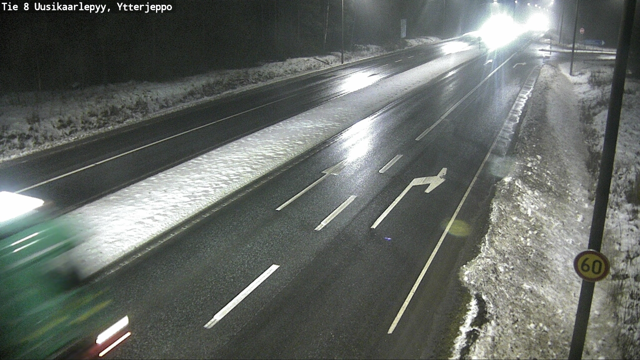 Weather Camera Image Väg 8 Nykarleby, Ytterjeppo, Uusikaarlepyy, Pohjanmaa