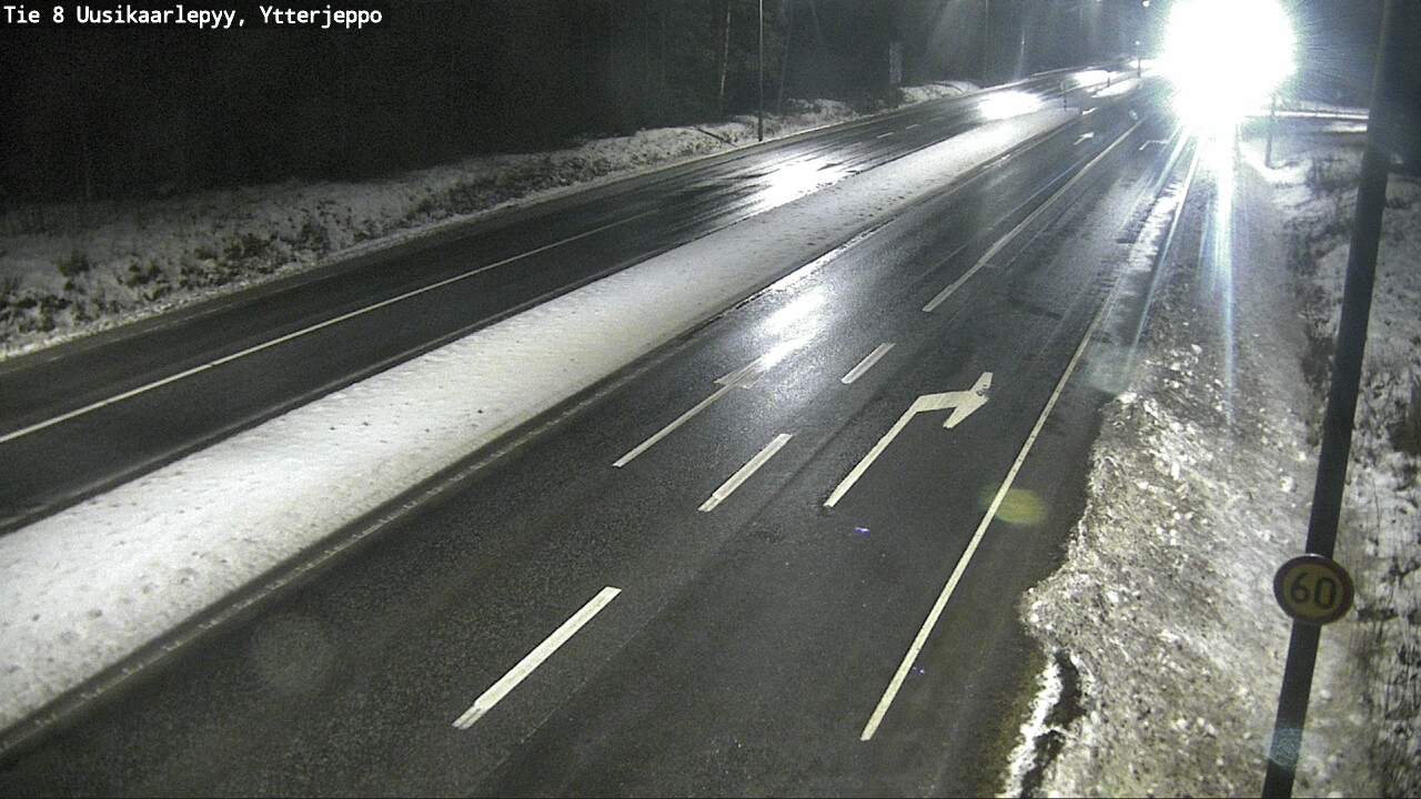 Weather Camera Image Väg 8 Nykarleby, Ytterjeppo, Uusikaarlepyy, Pohjanmaa