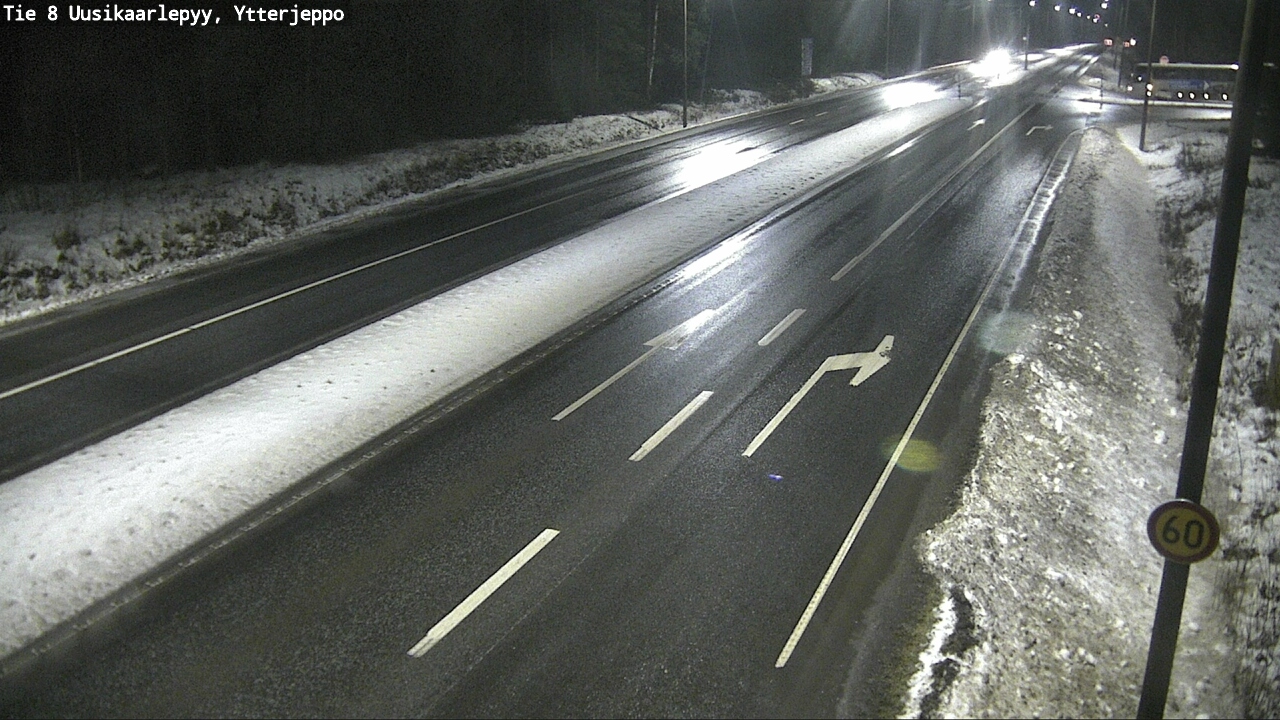 Weather Camera Image Väg 8 Nykarleby, Ytterjeppo, Uusikaarlepyy, Pohjanmaa