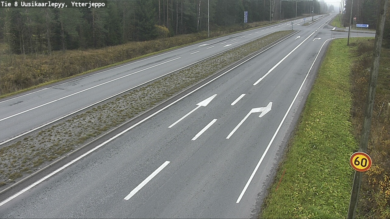 Kelikamerat Kuva Tie 8 Uusikaarlepyy, Ytterjeppo, Uusikaarlepyy, Pohjanmaa