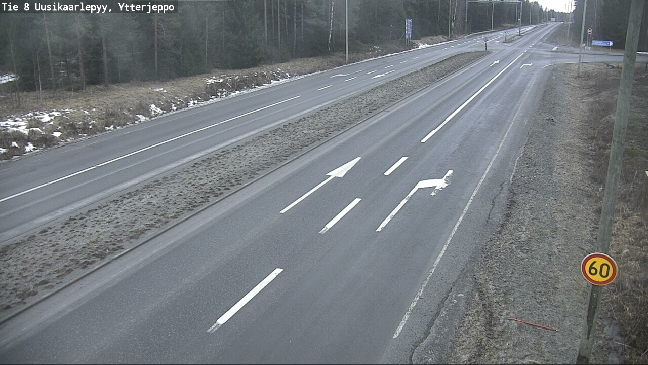 Kelikamerat Kuva Tie 8 Uusikaarlepyy, Ytterjeppo, Uusikaarlepyy, Pohjanmaa