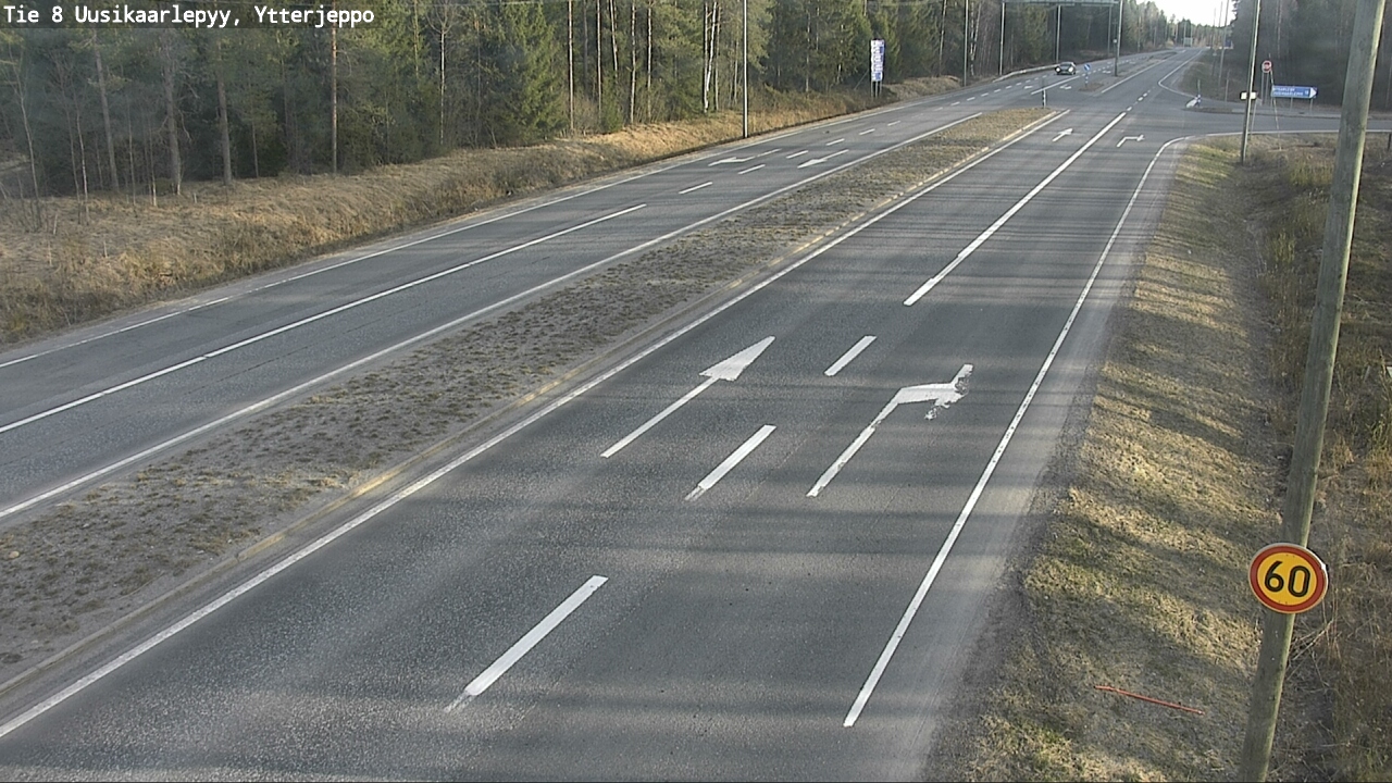 Kelikamerat Kuva Tie 8 Uusikaarlepyy, Ytterjeppo, Uusikaarlepyy, Pohjanmaa