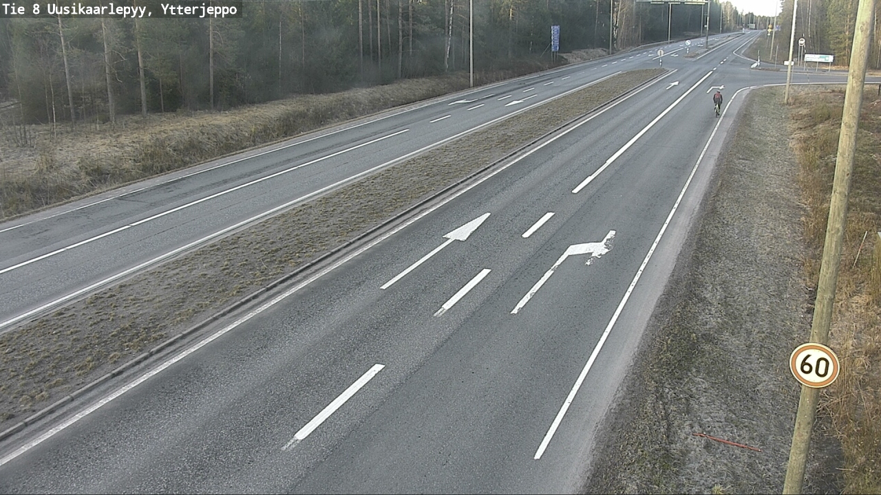 Kelikamerat Kuva Tie 8 Uusikaarlepyy, Ytterjeppo, Uusikaarlepyy, Pohjanmaa