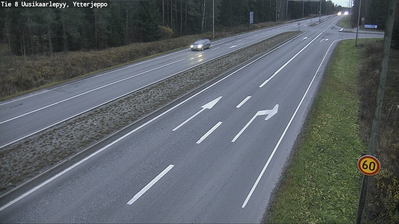 Kelikamerat Kuva Tie 8 Uusikaarlepyy, Ytterjeppo, Uusikaarlepyy, Pohjanmaa
