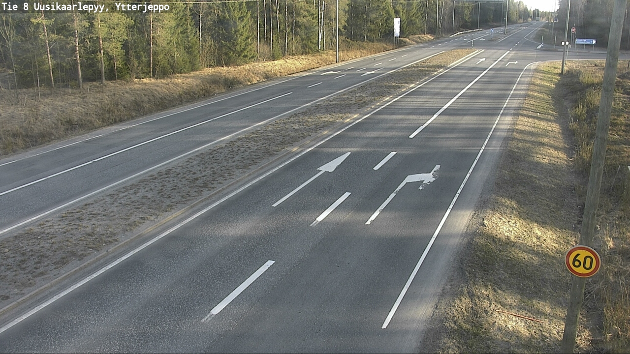 Kelikamerat Kuva Tie 8 Uusikaarlepyy, Ytterjeppo, Uusikaarlepyy, Pohjanmaa