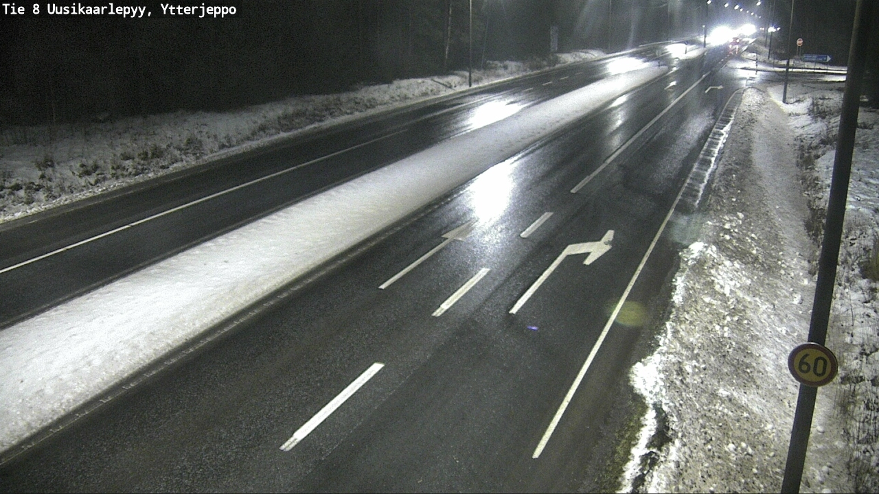 Weather Camera Image Väg 8 Nykarleby, Ytterjeppo, Uusikaarlepyy, Pohjanmaa