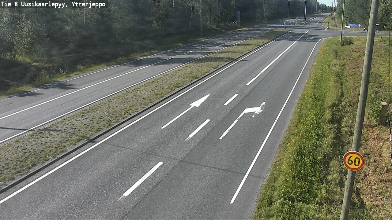 Kelikamerat Kuva Tie 8 Uusikaarlepyy, Ytterjeppo, Uusikaarlepyy, Pohjanmaa