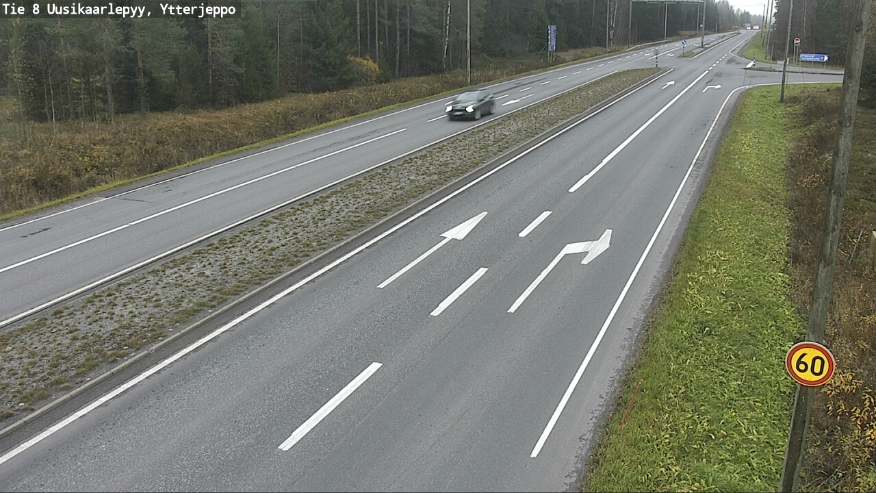 Kelikamerat Kuva Tie 8 Uusikaarlepyy, Ytterjeppo, Uusikaarlepyy, Pohjanmaa