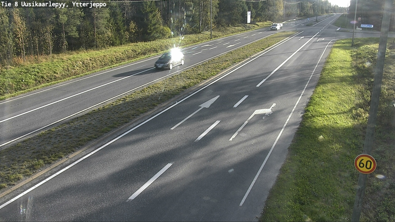 Kelikamerat Kuva Tie 8 Uusikaarlepyy, Ytterjeppo, Uusikaarlepyy, Pohjanmaa