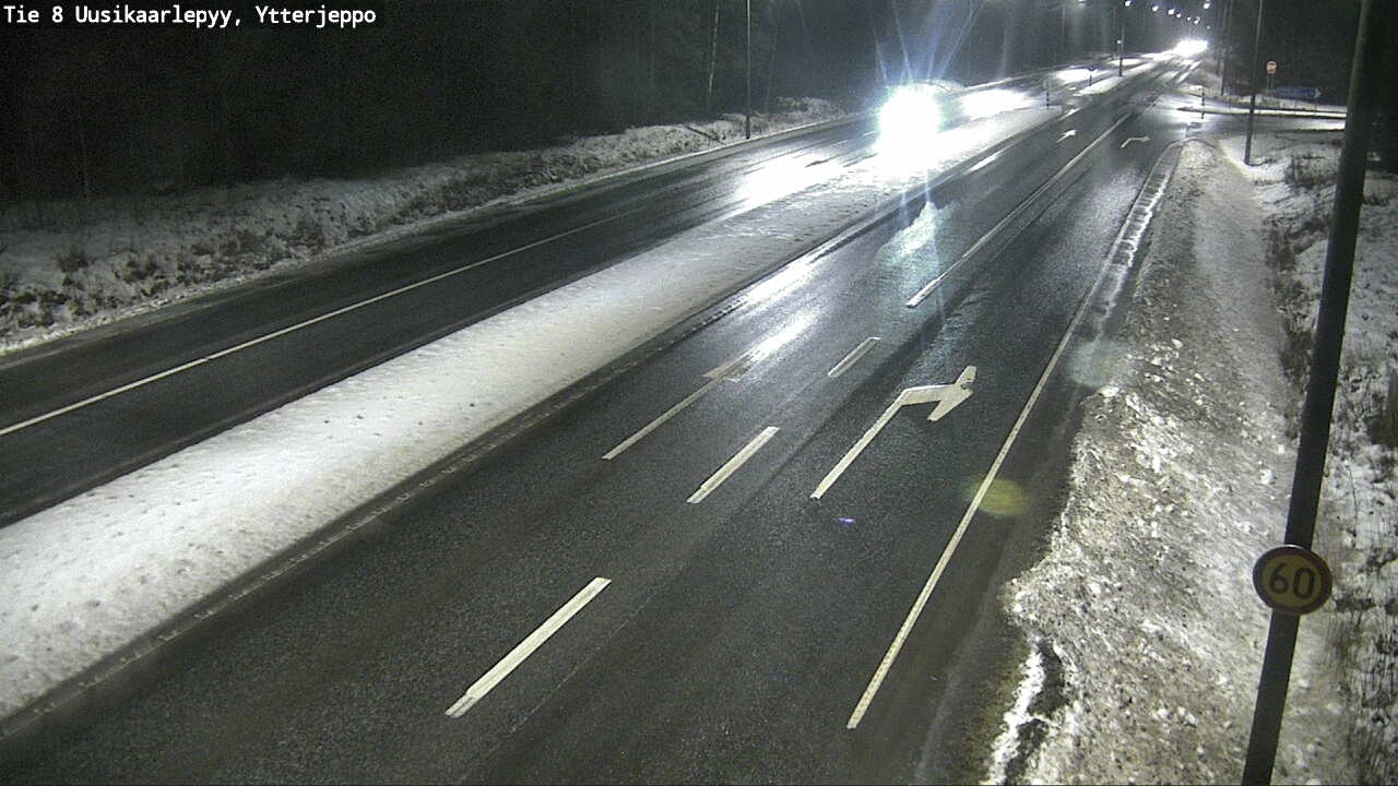 Weather Camera Image Väg 8 Nykarleby, Ytterjeppo, Uusikaarlepyy, Pohjanmaa