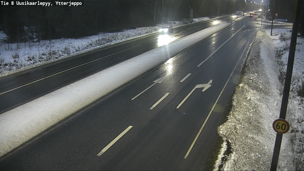 Weather Camera Image Väg 8 Nykarleby, Ytterjeppo, Uusikaarlepyy, Pohjanmaa