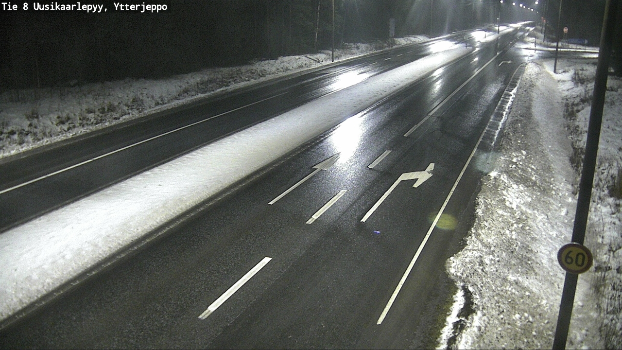 Weather Camera Image Väg 8 Nykarleby, Ytterjeppo, Uusikaarlepyy, Pohjanmaa
