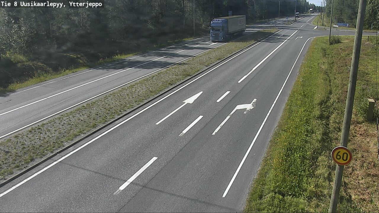Kelikamerat Kuva Tie 8 Uusikaarlepyy, Ytterjeppo, Uusikaarlepyy, Pohjanmaa