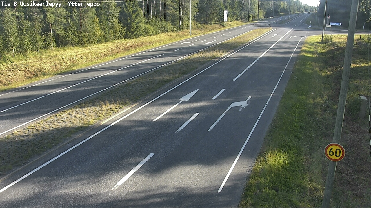 Kelikamerat Kuva Tie 8 Uusikaarlepyy, Ytterjeppo, Uusikaarlepyy, Pohjanmaa