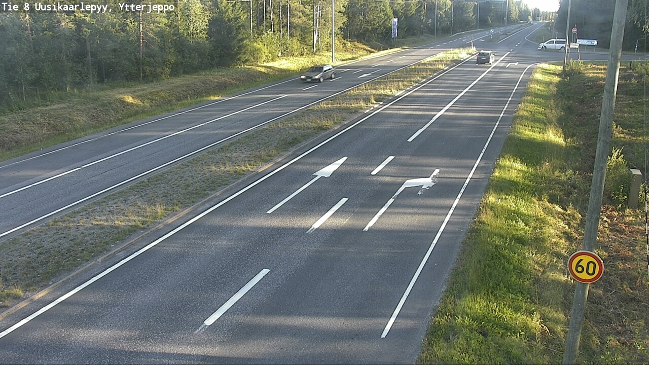 Kelikamerat Kuva Tie 8 Uusikaarlepyy, Ytterjeppo, Uusikaarlepyy, Pohjanmaa