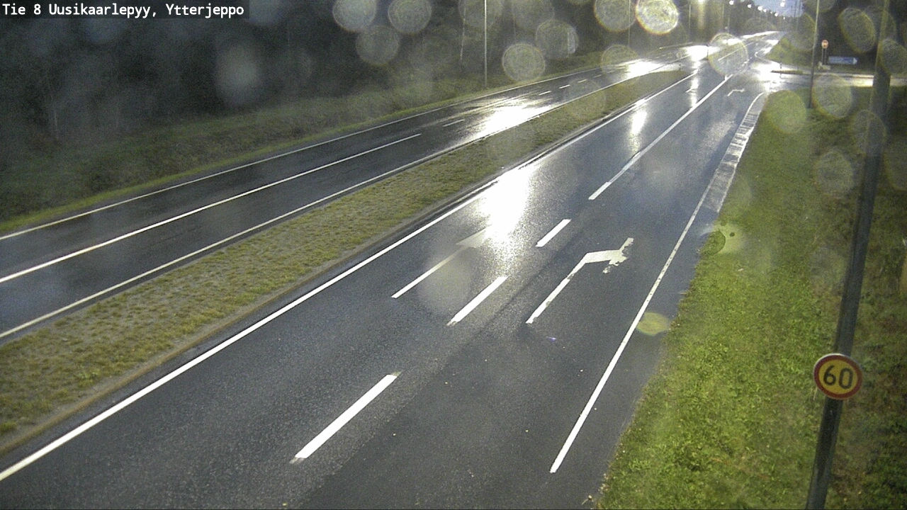Weather Camera Image Road 8 Uusikaarlepyy, Ytterjeppo, Uusikaarlepyy, Pohjanmaa