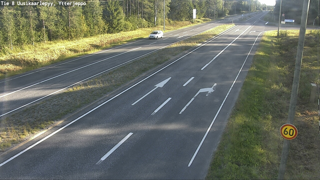 Kelikamerat Kuva Tie 8 Uusikaarlepyy, Ytterjeppo, Uusikaarlepyy, Pohjanmaa