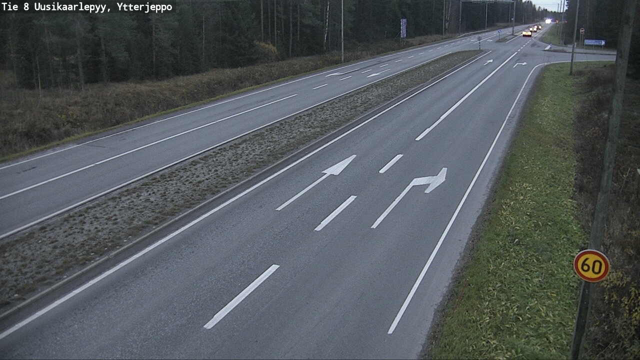 Kelikamerat Kuva Tie 8 Uusikaarlepyy, Ytterjeppo, Uusikaarlepyy, Pohjanmaa
