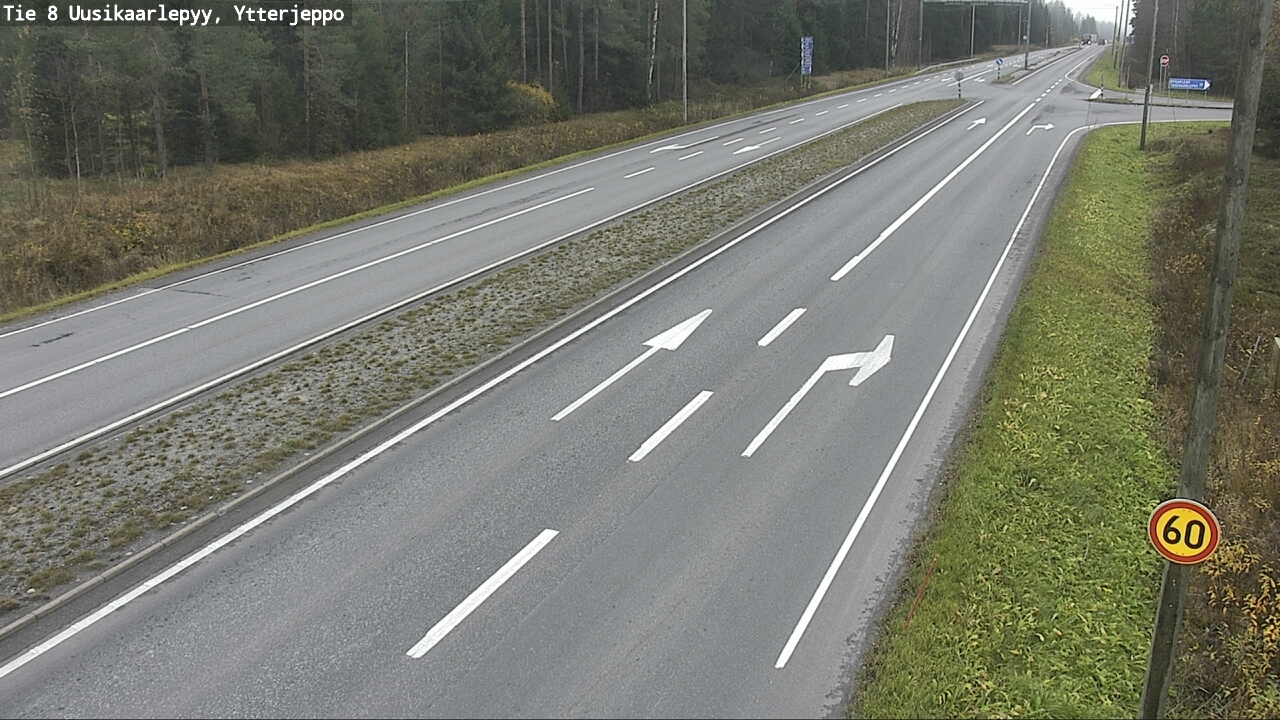 Kelikamerat Kuva Tie 8 Uusikaarlepyy, Ytterjeppo, Uusikaarlepyy, Pohjanmaa