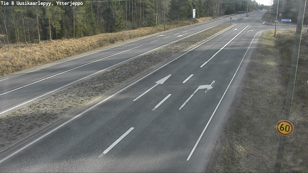 Kelikamerat Kuva Tie 8 Uusikaarlepyy, Ytterjeppo, Uusikaarlepyy, Pohjanmaa