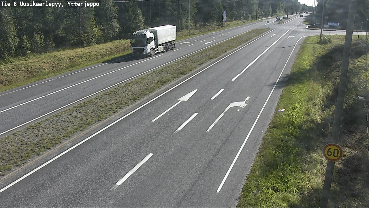 Kelikamerat Kuva Tie 8 Uusikaarlepyy, Ytterjeppo, Uusikaarlepyy, Pohjanmaa
