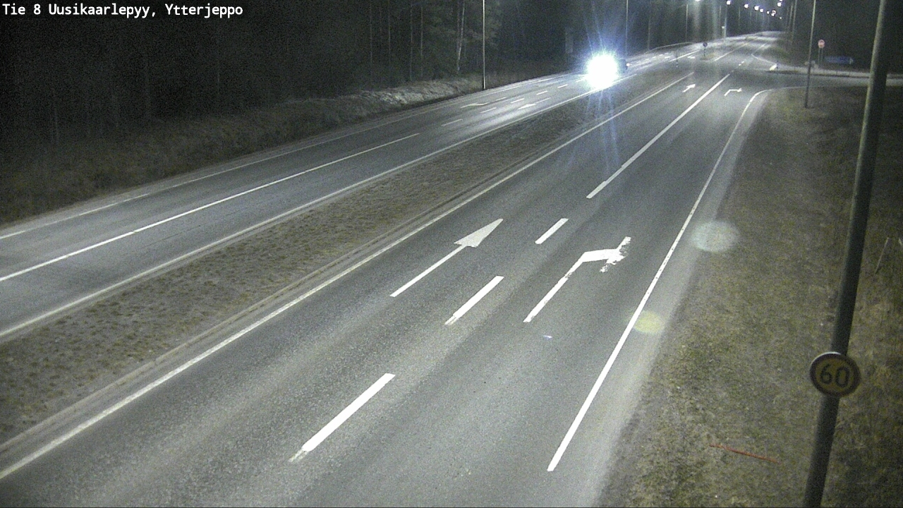 Weather Camera Image Road 8 Uusikaarlepyy, Ytterjeppo, Uusikaarlepyy, Pohjanmaa