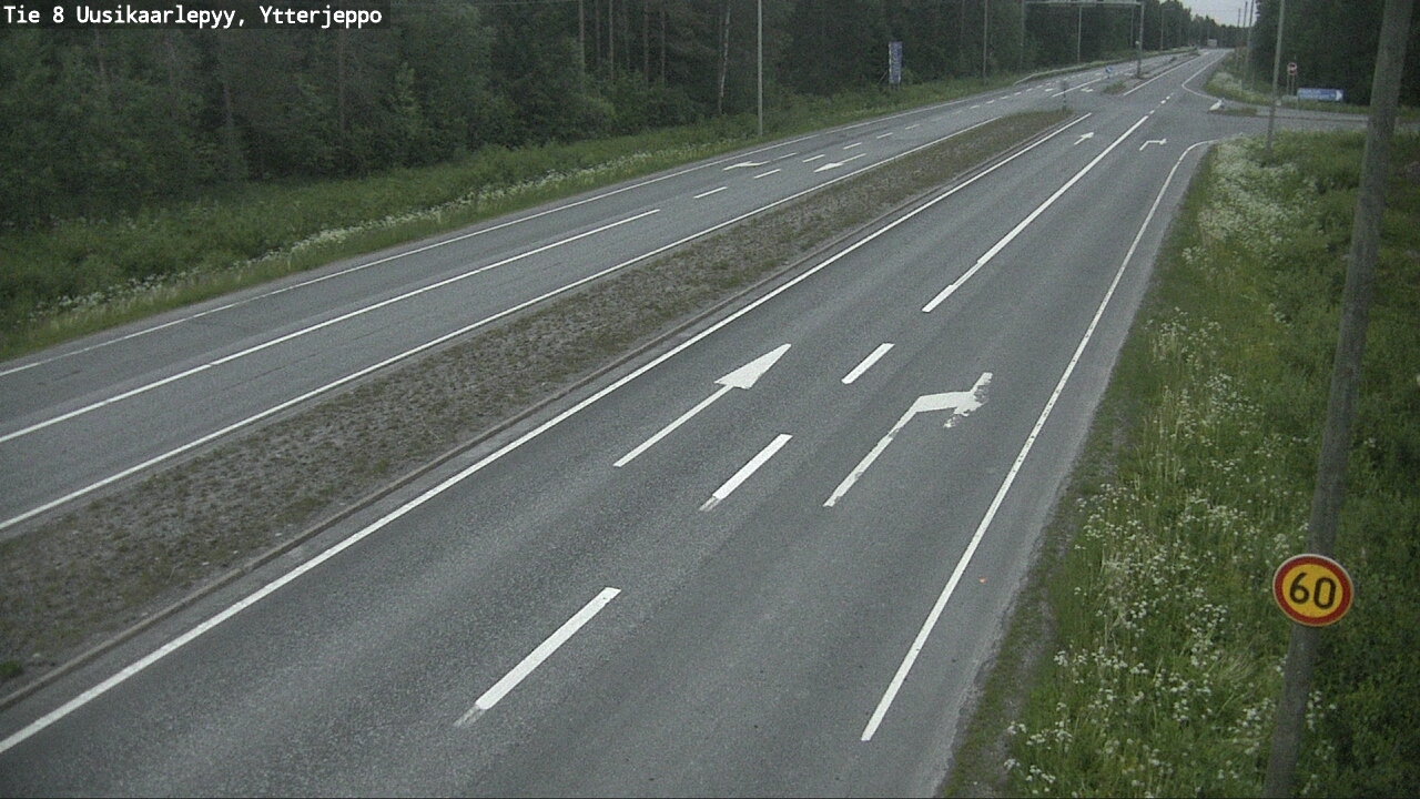 Kelikamerat Kuva Tie 8 Uusikaarlepyy, Ytterjeppo, Uusikaarlepyy, Pohjanmaa