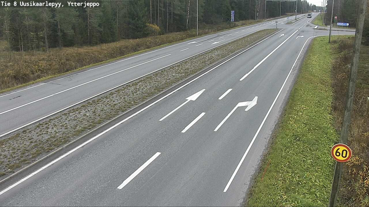 Kelikamerat Kuva Tie 8 Uusikaarlepyy, Ytterjeppo, Uusikaarlepyy, Pohjanmaa