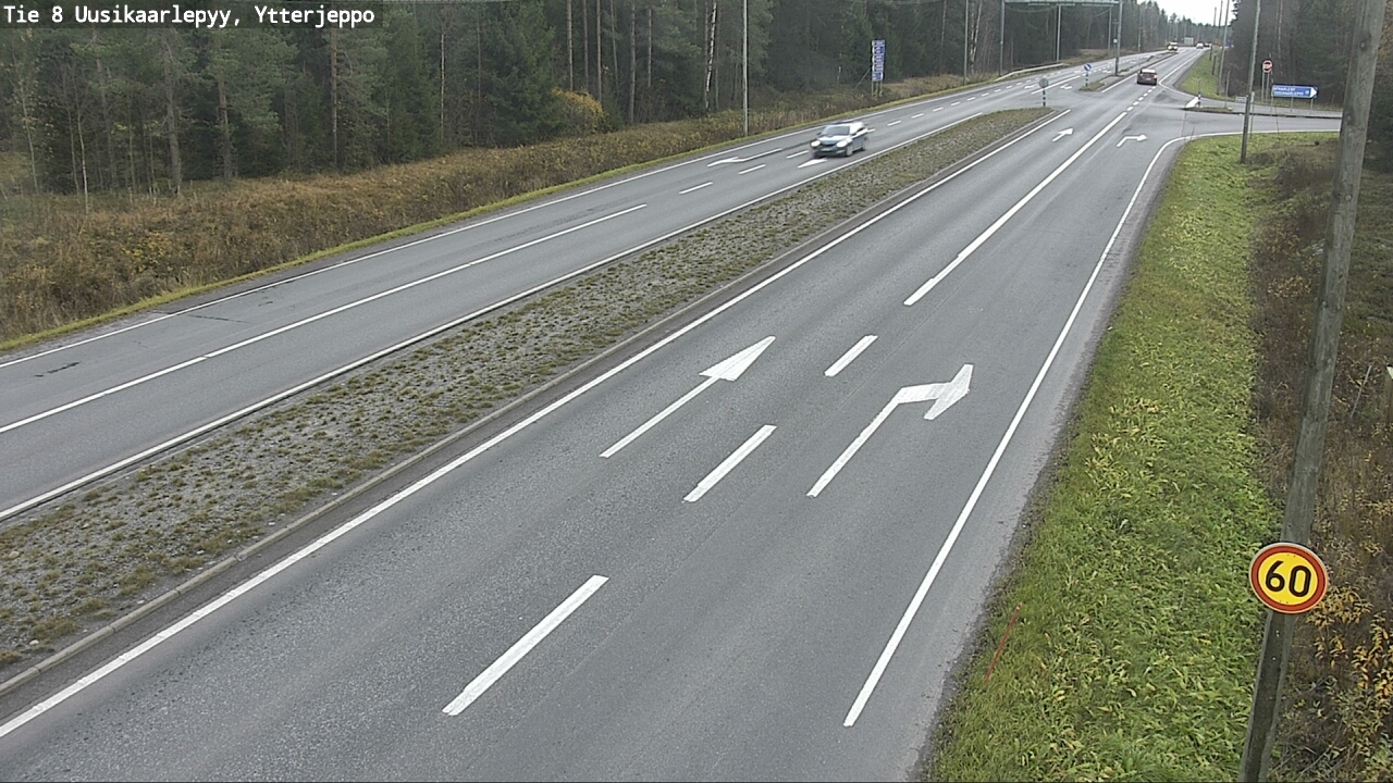 Kelikamerat Kuva Tie 8 Uusikaarlepyy, Ytterjeppo, Uusikaarlepyy, Pohjanmaa
