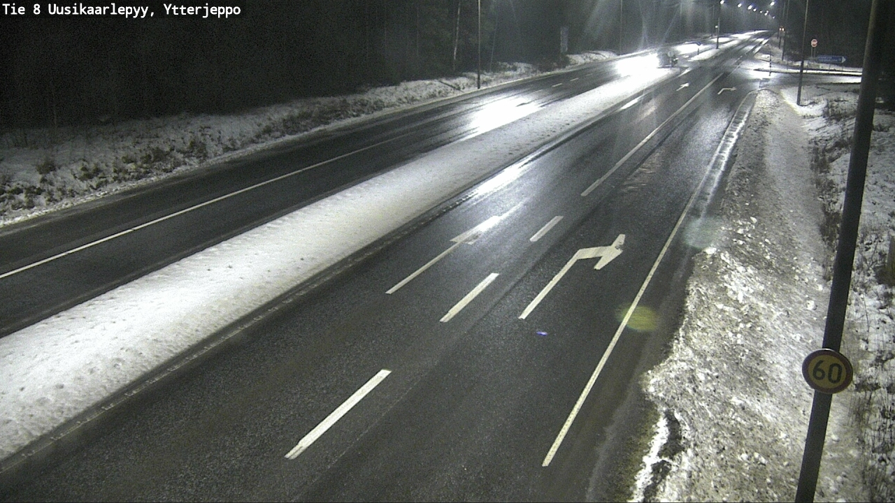 Weather Camera Image Väg 8 Nykarleby, Ytterjeppo, Uusikaarlepyy, Pohjanmaa