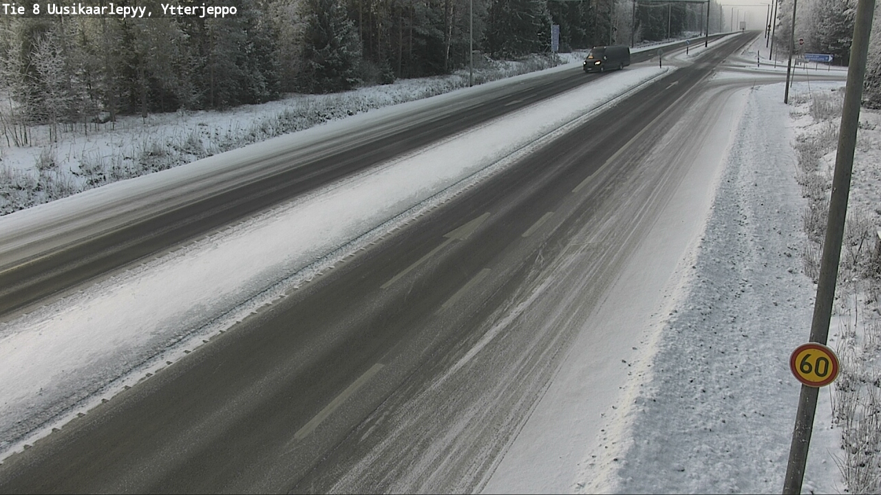 Weather Camera Image Road 8 Uusikaarlepyy, Ytterjeppo, Uusikaarlepyy, Pohjanmaa