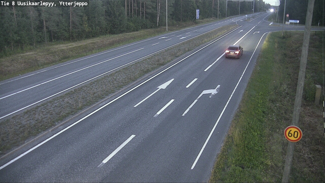 Kelikamerat Kuva Tie 8 Uusikaarlepyy, Ytterjeppo, Uusikaarlepyy, Pohjanmaa