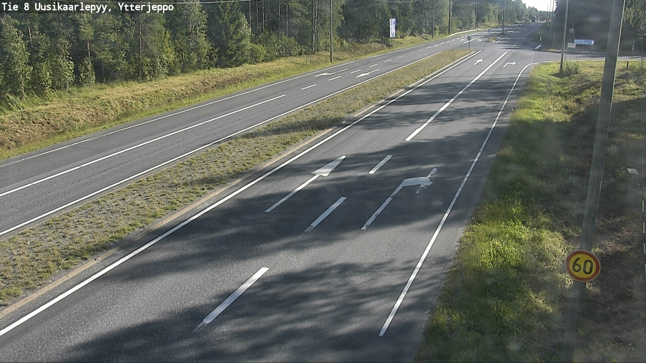 Kelikamerat Kuva Tie 8 Uusikaarlepyy, Ytterjeppo, Uusikaarlepyy, Pohjanmaa