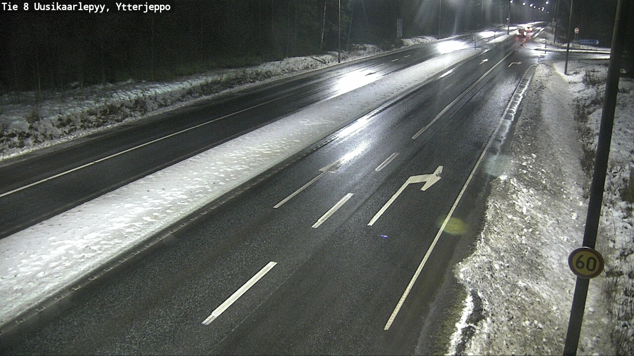 Weather Camera Image Väg 8 Nykarleby, Ytterjeppo, Uusikaarlepyy, Pohjanmaa