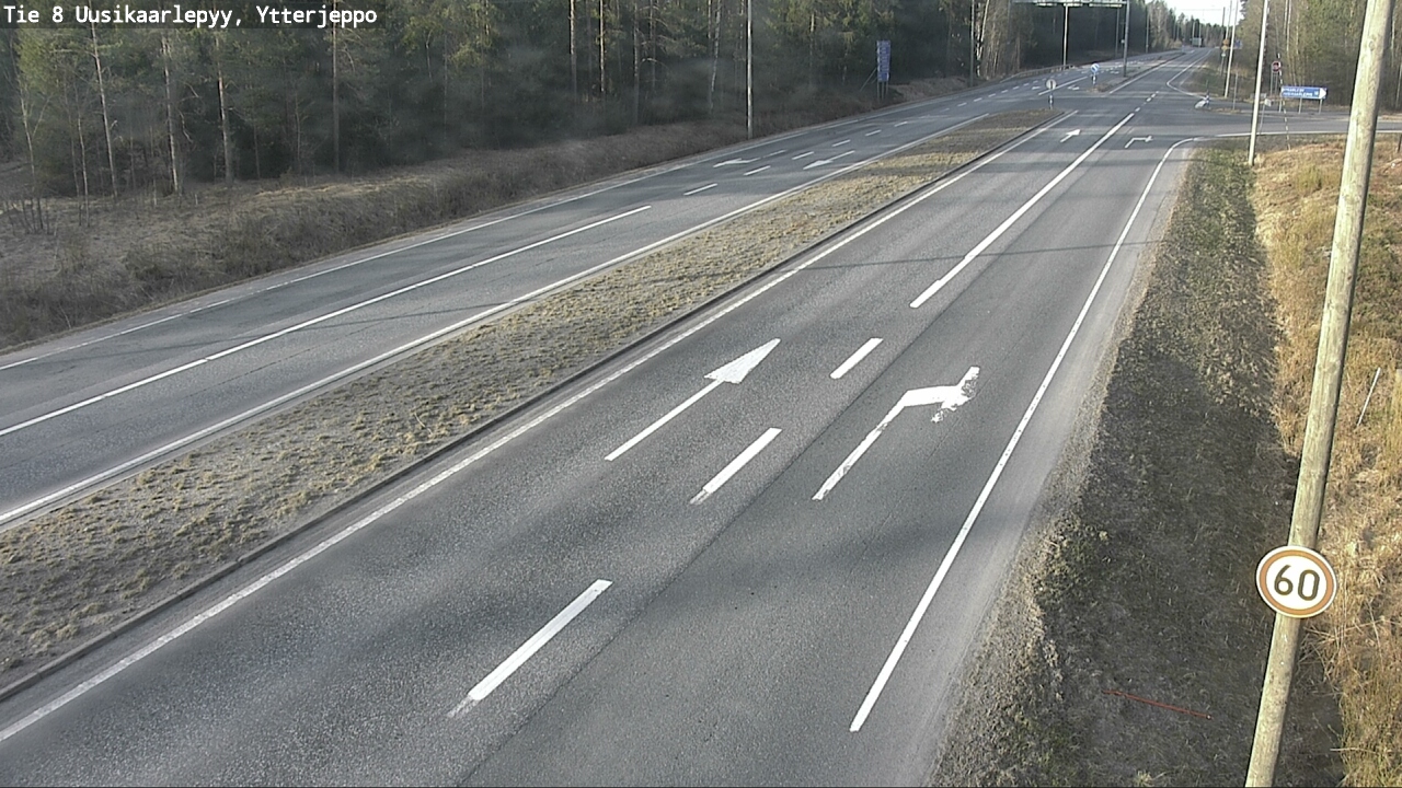 Weather Camera Image Väg 8 Nykarleby, Ytterjeppo, Uusikaarlepyy, Pohjanmaa