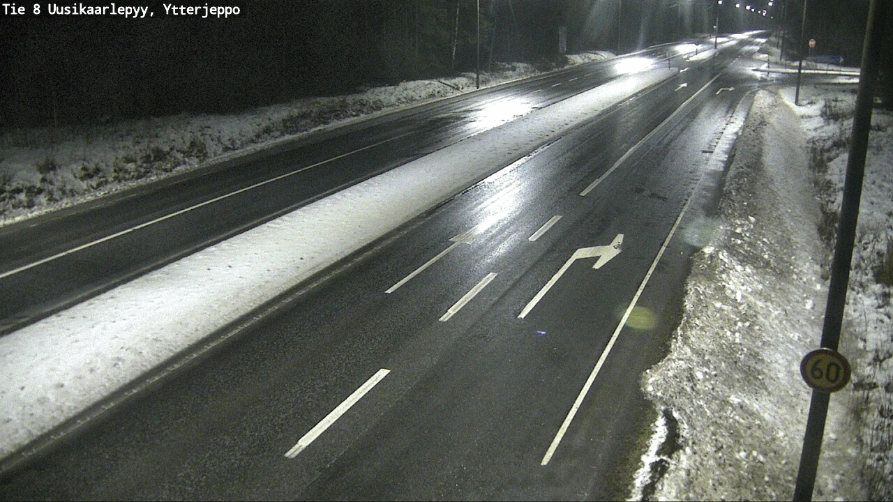 Weather Camera Image Väg 8 Nykarleby, Ytterjeppo, Uusikaarlepyy, Pohjanmaa